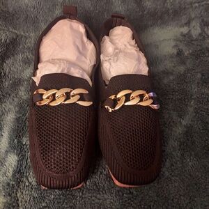 Ladies Black Loafers